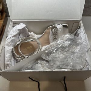 Aldo Barrona Heel Sandal Size 6 NEW